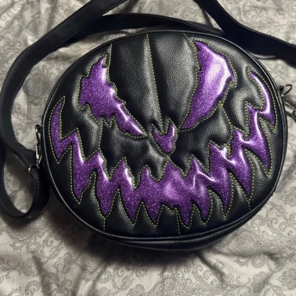 Black & Purple Pumpkin Purse